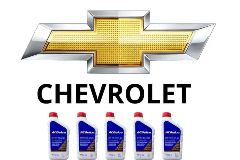 Óleo recomendado pela Chevrolet